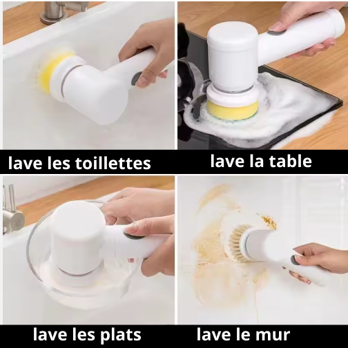 Brosse de nettoyage 4 en 1